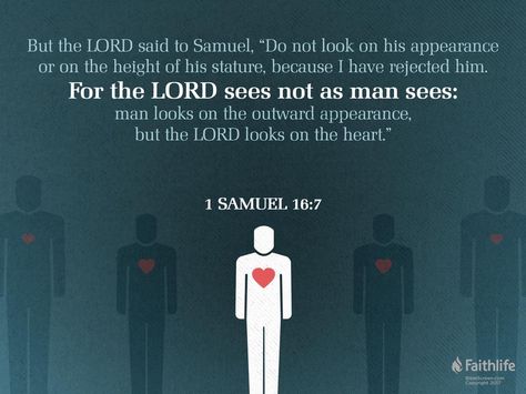 1 Samuel 16:7 1 Samuel 16, Bible Verse For Today, Free Bible Study, 1 Samuel, New American Standard Bible, Bible Study Tools, Daily Bible Verse, Scripture Art, King James Version