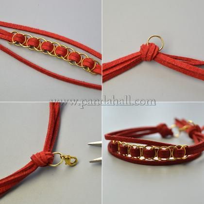 Suede Cord Bracelet Diy, String Bracelet Designs, Faux Suede Bracelets, Cord Bracelet Diy, Leather Bracelet Tutorial, Bracelet Photo, Suede Jewelry, Suede Bracelet, Macrame Bracelet Patterns