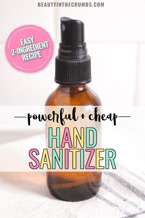 How to Make Powerful Hand Sanitizer at Home Learn how to make hand sanitizer at home —it’s natural, easy, and effective at killing bacteria and viruses. You only need three simple ingredients (and you probably have them in your home now!). Choose between a powerful hand sanitizer gel, or take it up a notch to an antiviral hand sanitizing spray. #handsanitizer #diysanitizer #nontoxic #naturalcleaning Diy Oat Milk, Natural Hand Sanitizer, Natural Disinfectant, Crunches Workout, Diy Sprays, Antibacterial Soap, Plant Therapy, Going Green, Natural Diy