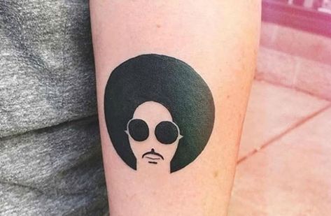 Awesome Prince tattoo Musician Tattoo, Prince Tattoo, Prince Symbol, Prince Tattoos, Tribute Tattoos, Tattoo Shading, Prince Tribute, Prince Purple Rain, Music Tattoos