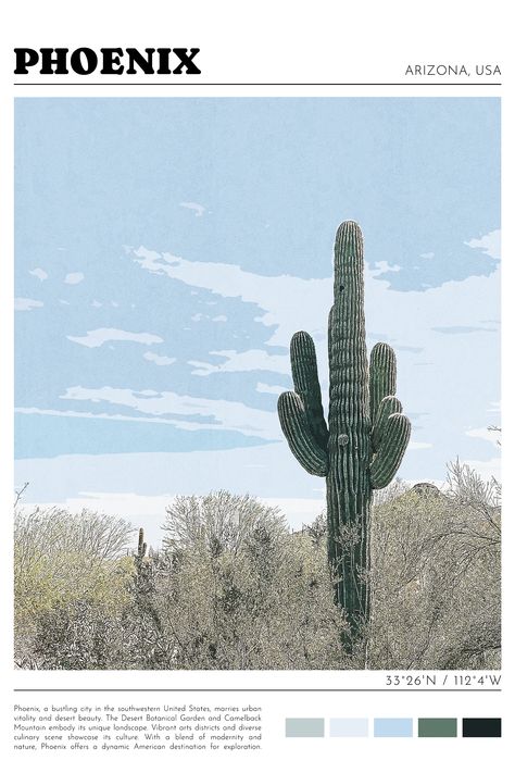 Retro City Prints, Phoenix Print, Phoenix Wall Art, Phoenix Poster, Phoenix Photo, Phoenix Wall Decor, Arizona Poster Phoenix Arizona Aesthetic, Location Posters, Arizona Illustration, Phoenix Aesthetic, Phoenix Poster, Arizona Poster, Phoenix Photo, Phoenix Travel, Arizona Aesthetic