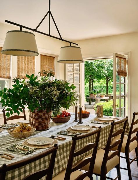 How To Decorate Grandmillennial Style The "Not So Stuffy Way" Nancy Meyers, The Dining Room, Inspiring Spaces, Room Table, Creative Decor, Dining Room Decor, New Kitchen, Dining Room Table, Dining Area