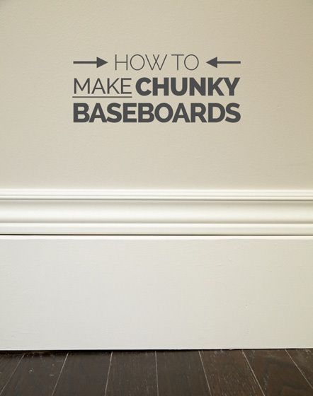 Add Height To Baseboards, Diy Craftsman Baseboards, How To Make Baseboards Look Taller, Baseboard Makeover, Wide Baseboard Trim Ideas, 1x6 Baseboard, Baseboard Hacks, Cheap Baseboard Ideas, Baseboard Upgrade