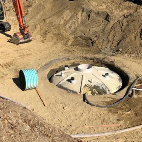 Installation of Water Tanks Underground Water Storage, Stormwater Management, Water Storage Tanks, Water Tanks, Safe Room, Green Street, Easy Jobs, Water Storage, Urban Area