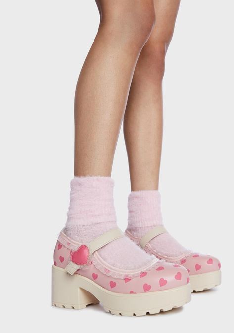 Mary Jane Shoes Chunky, Pastel Mary Janes, Care Bear Shoes, Marry Janes Shoe, Things To Buy For Christmas, K 12 Melanie Martinez Outfit, Cutecore Shoes, Melanie Martinez Fashion, Melanie Martinez Clothes