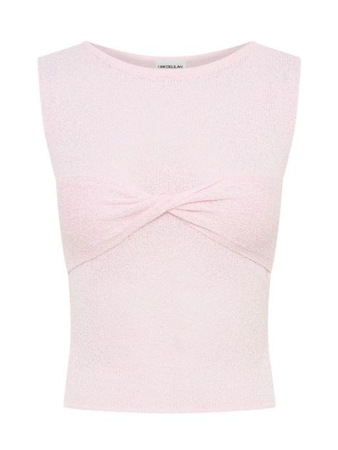 Pink Details Outfit, Summer Knit Outfit, Pink Tops Aesthetic, Pink Top Outfit Aesthetic, Baby Pink Tops, Cool Skirts, Baby Pink Outfit, Pink Top Outfit, Baby Pink Clothes