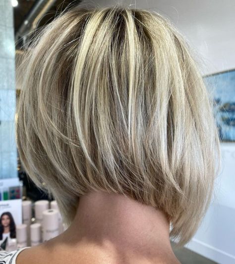 Medium Stacked Haircuts, Concave Bob Hairstyles, Bob Haircut Back View, Inverted Bob Haircuts, Angled Bob Haircuts, Stacked Haircuts, Short Bobs, Angled Bob Hairstyles, Inverted Bob Hairstyles