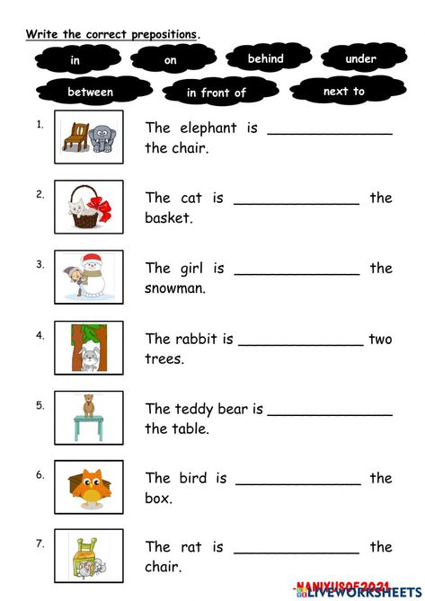 In On Under Next To Worksheet, Junior English, English Reading Skills, Grade 2 English, Opposites Worksheet, English Club, English Worksheets For Kindergarten, English Teaching, English Reading