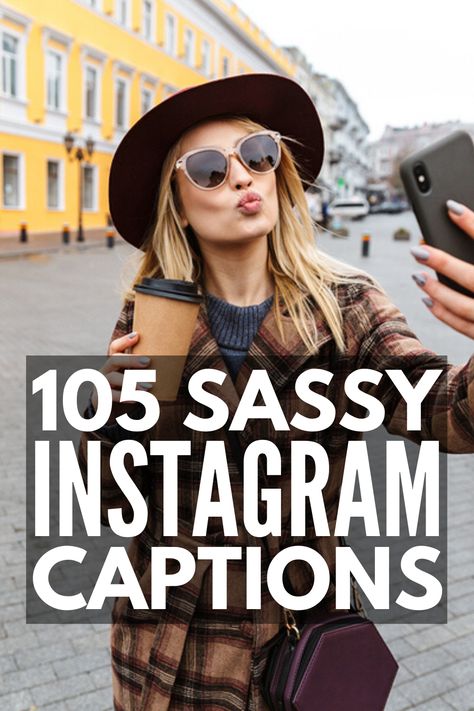 105 Best Short Quotes for Instagram Selfies and Captions | Whether you're trying to share motivational thoughts, workout inspiration, your sassy boss babe attitude, or just need cute and simple captions for beautiful pictures you share about your life, we've curated our favorite one-liners to inspire you! Some of these are clever and witty, while others are deep and personal - no matter what your mood is, we've got your covered! #selfiequotes #girlbossquotes #captionquotes Popular Quotes For Instagram, Quoted For Instagram, Interesting Captions For Instagram, Picture Quotes Instagram Selfie, Self Picture Captions For Instagram, Catchy Quotes For Instagram, If I Could Give You One Thing In Life, Motivational Instagram Captions, Having Fun Captions For Instagram