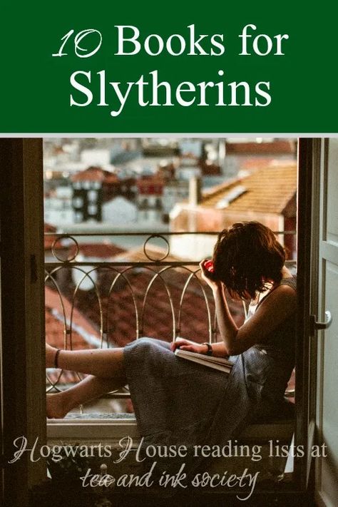 10 Books Every Slytherin Should Add to Their Reading List (Hogwarts House Reading Lists) - Tea and Ink Society House Slytherin, Interesting Perspective, Ya Literature, Reading Goals, Hogwarts Houses, Reading Challenge, Book Blogger, What To Read, Reading List