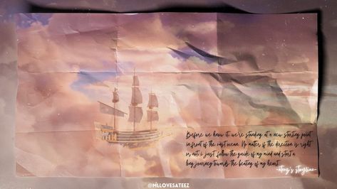 Ateez Storyline, Pirate Bard, Tattoo Manifestation, Ateez Illusion, Bday Tattoo, Ateez Pirate, Ateez Fanart, Ateez Wallpaper, Ship Poster