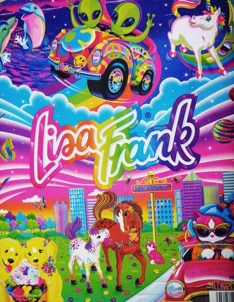 I had everything Lisa Frank when I was little...Whimsical style! #throwback Disney Viejo, Lisa Frank Coloring Books, 90’s Nostalgia, Awesome Toys, Childhood Memories 90s, Childhood Memories 2000, 90s Memories, 90s Theme, 90s Party