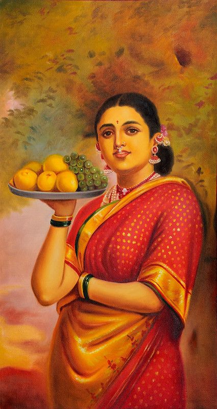 Ravivarma Paintings, Ravi Varma, Raja Ravi Varma, Famous Artists Paintings, Indian Traditional Paintings, Indian Women Painting, Kerala Mural Painting, Indian Art Gallery, Tanjore Painting