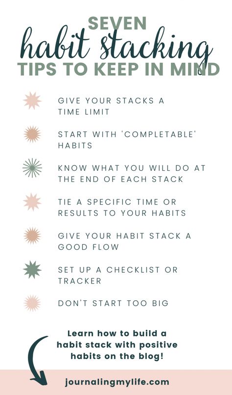 Habit Stacking - How To Turn Your Daily Habits Into Sustainable Routines • Keri Ann Baker Habit Stacking Template, Habit Stacking Ideas, Habit Stacking Morning Routines, Creating Routines, Keystone Habits, Tiny Habits, Building Habits, Life Mastery, Morning Hacks