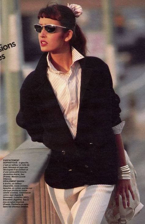 Elle France May 1985 Mode Old School, Look 80s, Arthur Elgort, Fashion Gone Rouge, Yasmin Le Bon, Stephanie Seymour, 80s And 90s Fashion, Fashion 80s, Paris Mode