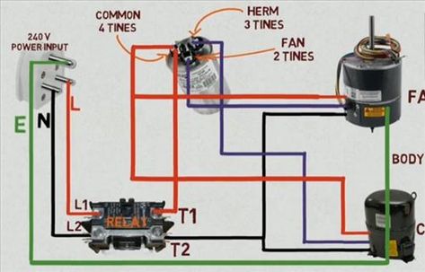 HVAC Start and Run Capacitor Explained and Replacement – HVAC How To Ac Capacitor, Air Conditioner Maintenance, Course Notes, Hvac Tools, Ac Wiring, Basic Electrical Wiring, Hvac Air Conditioning, Air Conditioner Condenser, Air Conditioner Service