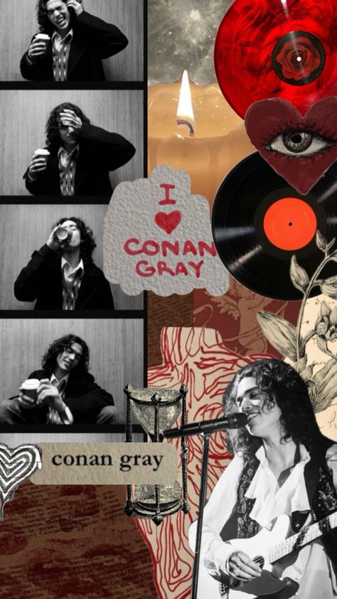 Conan gray wallpaper 💕💕 (copied) Conan Wallpaper, Conan Gray Wallpaper, Conan Gray Aesthetic, Gray Wallpaper, Gray Aesthetic, Conan Gray, A Collage, Grey Wallpaper, Book Art Drawings