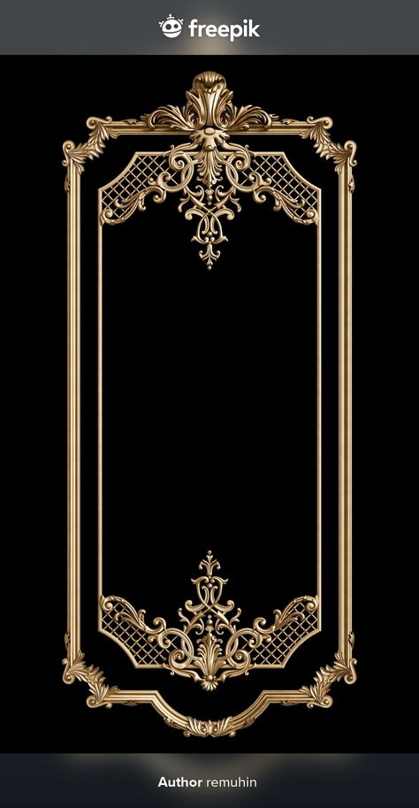 Ornamental Frame, Ornamental Art, Luxury Ceiling Design, Frames Ideas, Photo Classic, Gypsum Decoration, Golden Decor, Baroque Decor, Decorative Ornaments