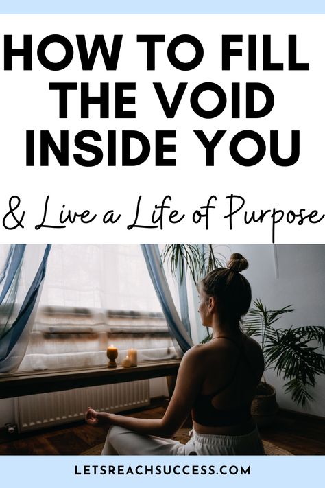 Many people feel emptiness inside, like everything is meaningless, nothing helps, and want to escape reality. Here's how to fill the void: How To Fill The Void Inside You, Meaningless Life, Why Try, Escape Reality, The Void, Better Life Quotes, Many People, Better Life, Life Lessons