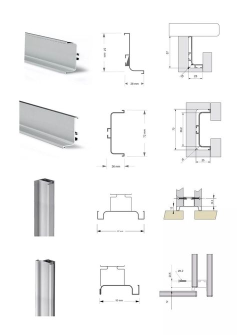 Drawer Detail Drawing, Gola Profile Kitchen, Kitchen Craft Cabinets, Unique Kitchen Countertops, Book Furniture, Small House Front Design, Furniture Details Design, Steps Design, Bedroom Closet Design