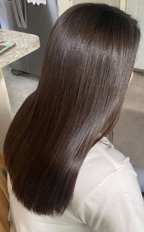 Smooth sleek blowout on brown hair. Smooth Blowout, Hairstyles For School, Straight Hairstyles, Long Hair Styles, Hair Styles, Hair, Beauty