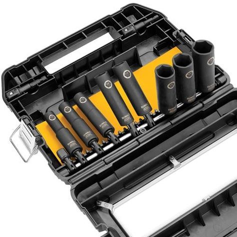 Overhead Garage Door, Mechanics Tool Set, Dewalt Tools, Deck Builders, Mechanic Tools, Wrench Tool, Garage Tools, Socket Wrenches, Impact Driver