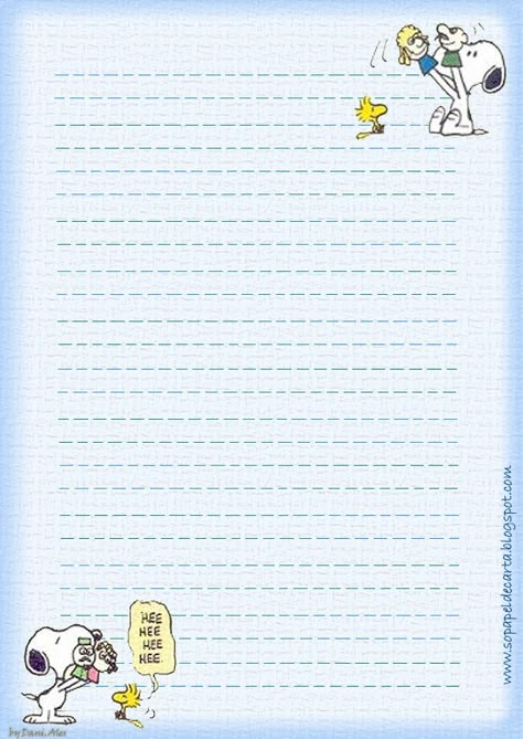 SNOOPY Stationary Printable, Printable Lined Paper, Writing Paper Printable Stationery, Free Printable Stationery, Notepaper, Note Writing Paper, Writing Paper Printable, Cross Stitch Fonts, Memo Notepad