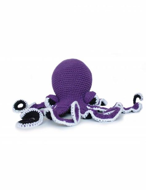 Free Pattern – Octavia The Octopus Sugar N Cream Yarn, Giant Octopus, Octopus Crochet, Octopus Crochet Pattern, Crochet Octopus, The Octopus, Crochet Simple, Cute Crochet, Amigurumi Pattern