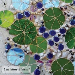 Lake Mosaic Ideas, Water Lily Mosaic, Beginner Mosaic Projects, Small Mosaic Ideas, Mosaic Designs Easy, Mosaic Art Ideas Easy, Mosaic Patterns For Beginners, Mosaic Gifts, Water Mosaic