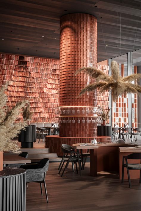 Case study: Terra restaurant - YOD group :: Behance Restaurant Case Study Architecture, Architectural Case Study, Terra Restaurant, Ukrainian Architecture, Study Architecture, Autodesk 3ds Max, 3ds Max, Case Study, Restaurant