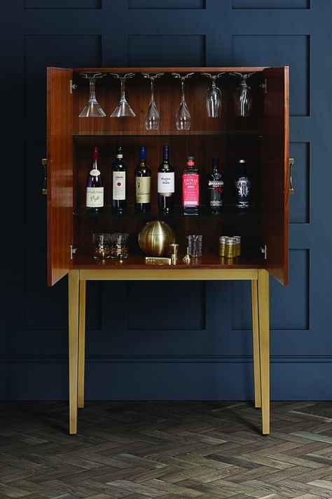 10 Of The Best Drinks Trolleys & Cabinets To Get Your Party Started Drinks Cabinets, Drink Cabinet, Bird Room, Best Drinks, Horse Box, Drinks Trolley, Cocktail Cabinet, Mini Bars, Unique Flooring