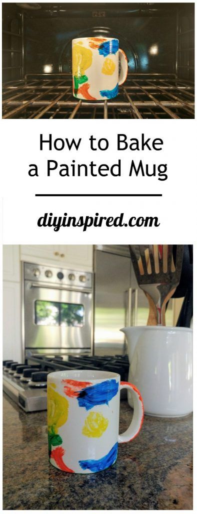 How to Bake a Painted Mug - DIY Inspired Painted Coffee Cup, Coffee Cups Diy, Kerajinan Diy, Painted Mug, Painted Coffee Mugs, Mug Crafts, Plates Diy, Diy Mugs, Hand Painted Mugs