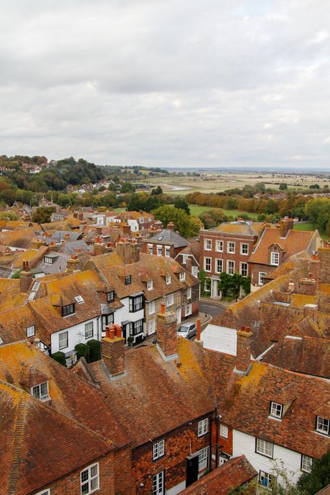 Rye, England London Countryside, Rye England, Sketching Architecture, St Pancras Station, England Aesthetic, Photo Prompts, St Pancras, Historic Architecture, On The Train