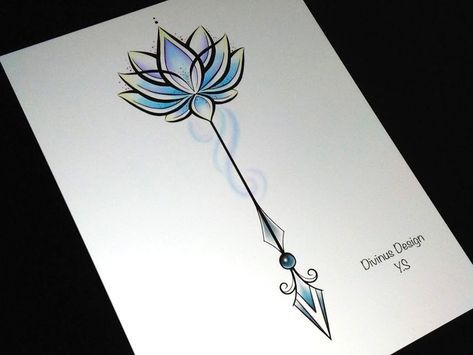 <3 Colorful Lotus flower Arrow Tattoo and Stencil - Instant Digital Download <3  #rainbowtattoo #lotusandarrow #lotusarrowtattoo #lgbtqpridetattoo #tattoostencil #colorfullotustattoo #lotuslovers #arrowtattoo #lotustattoo #tattooshop #triballotus Flower Arrow Tattoo, Sun And Moon Tattoo Design, Moon Tattoo Design, Flower Arrow, Meaning Of Arrow Tattoo, Arrow Tattoo Design, Dragonfly Tattoo Design, Rainbow Tattoos, Polynesian Tattoos