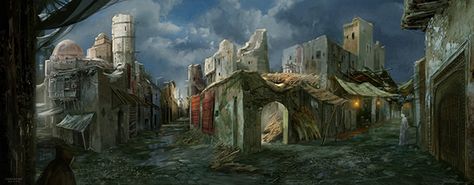 Stone village, larger village but still poor Village Concept Art, Poor Village, Sand Village, Game Website, Fantasy Village, New Fantasy, Cityscape Art, Fantasy City, Fantasy Places