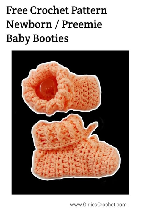 Crochet Preemie Socks Free Pattern, Crochet Preemie Booties, Preemie Crochet Patterns Free, Crochet Preemie Patterns Free, Preemie Baby Booties, Crochet Newborn Booties, Newborn Crochet Booties, Premie Baby Clothes, Crochet Shorts Pattern Free