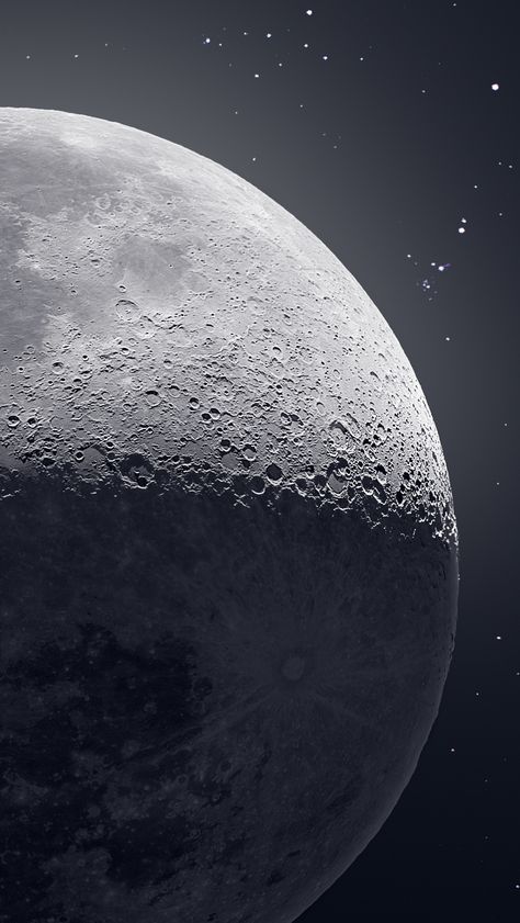 50,000 Photographs Combine to Form a Detailed Image of the Moon and Stars | Colossal Moon And Space, Atmospheric Photography, Mysterious Aesthetic, Cinema Aesthetic, Galaxy Artwork, Andrew Mccarthy, The Moon And The Stars, Moon Photo, The Moon And Stars