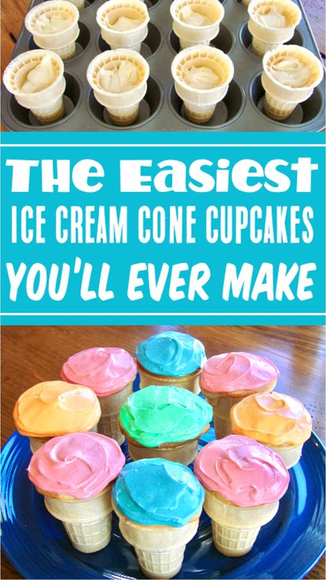 Ice Cream Cupcakes Cones Cupcake In Ice Cream Cone How To Make, Cupcakes Made In Ice Cream Cones, Cupcakes In Ice Cream Cones How To Make, Cupcakes With Ice Cream Cones, Cake In Cones Ice Cream Cupcakes, Cake In Ice Cream Cones Recipes, Cupcakes In Cones, Cupcake Cones Holder, Easter Bunny Cupcakes In Ice Cream Cones