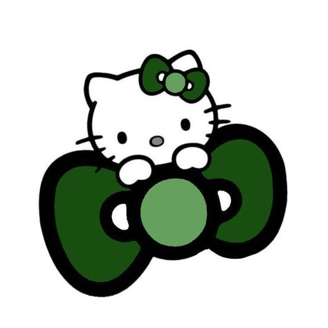 Green Hello Kitty, Hello Kitty Imagenes, Hello Kit, Hello Kitty Collection, Hello Kitty Wallpaper, Green Wallpaper, Aesthetic Backgrounds, Graffiti, Digital Marketing