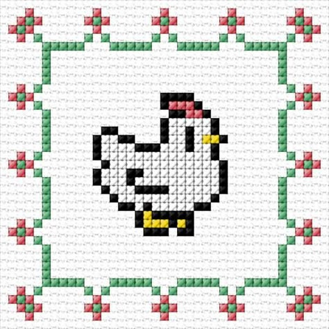 Cross Stitch Pattern For Beginners, Junimo Cross Stitch, Cross Stitch Patterns Easy Simple, Stardew Valley Embroidery Patterns, Cross Stitch Simple Pattern, Crossstitch Ideas Easy, Cross Stitch Patterns Stardew Valley, Stardew Cross Stitch Pattern, Cross Stitch Easy Pattern