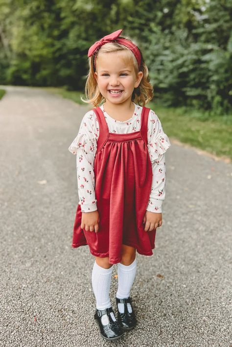 Girls pinafore dress pattern free