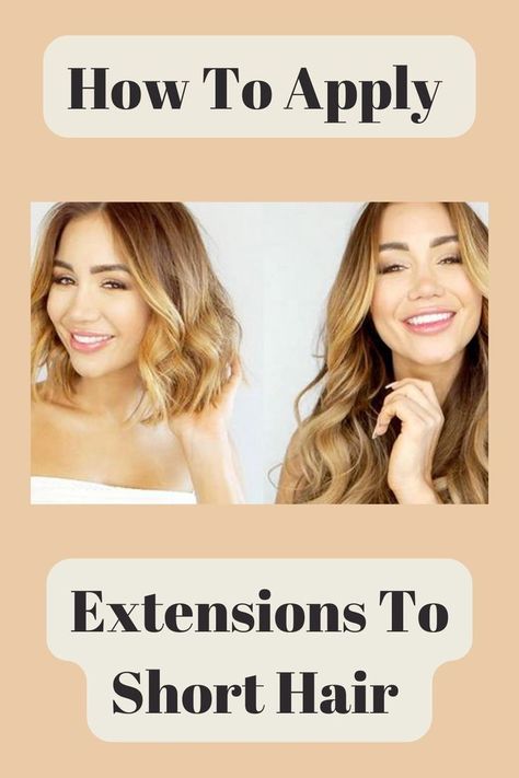 Hair Extensions With Short Hair, Pia Muehlenbeck, Luxy Hair Extensions, Hair Extensions Before And After, Hair Extensions For Short Hair, Luxy Hair, Hair Extension Clips, Really Short Hair, Hair Extentions