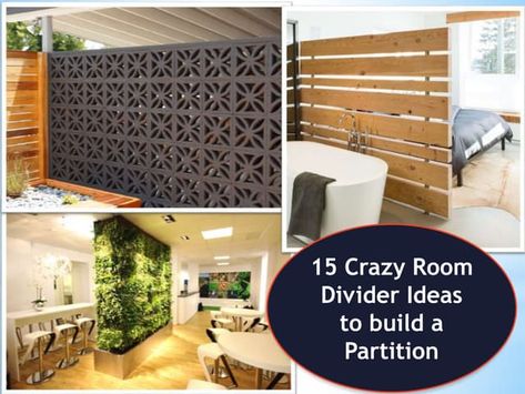 Diy Industrial Room Divider, Hanging Room Dividers Partition Ideas, Diy Privacy Wall Indoor, Partial Wall Ideas Room Dividers, Fake Walls Room Dividers, Room Dividers Ideas Temporary Wall, Separate Rooms Without Walls, Dividing Rooms Without Walls, Shared Room Divider Ideas