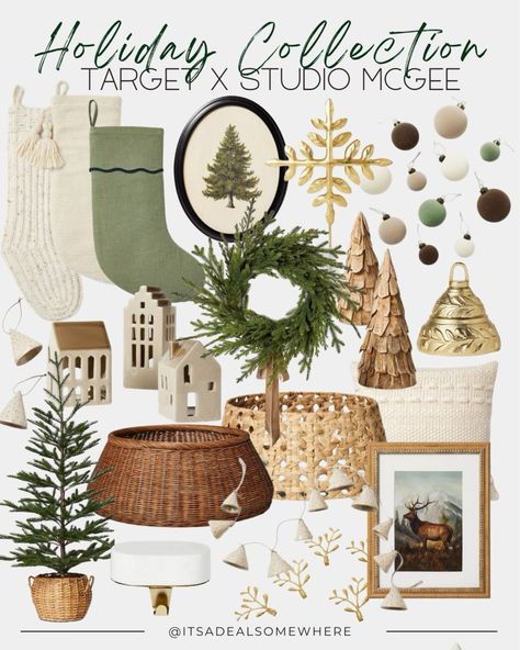 Studio Mcgee Christmas Stocking, Christmas Decor Studio Mcgee, Studio Mcgee Ornaments, Studio Mcgee Christmas 2023, Target Christmas Decor 2023, Target Christmas 2023, Walmart Christmas Decor 2023, Studio Mcgee Christmas Tree, Christmas Trends 2023/24