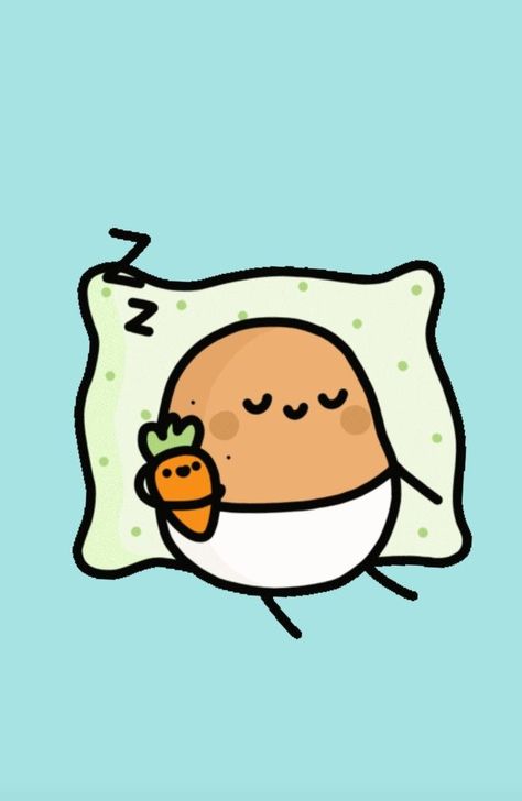 Cute Potato Wallpapers Sleeping Cute Cartoon, Potato Cute Wallpaper, Cute Potato Icon, Potato Picture Cute, Cute Potato Wallpaper, Potato Drawing Cute, Cartoon Potato Cute, Cute Potato Kawaii, Potato Pfp