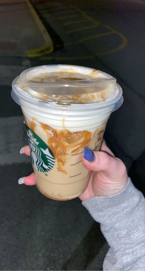 Vanilla Sweet Cream Cold Foam, Caramel Iced Coffee, Sweet Cream Cold Foam, Vanilla Sweet Cream, Cream Cold Foam, Vanilla Iced Coffee, Cold Starbucks Drinks, Iced Starbucks Drinks, Caffeine Drinks