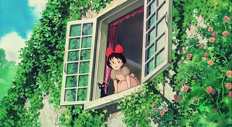 studio ghibli kikis delivery service Scene Aesthetic, Kiki Delivery, Ghibli Artwork, Kiki's Delivery Service, Studio Ghibli Movies, Studio Ghibli Art, Ghibli Movies, Ghibli Art, Animation Screencaps