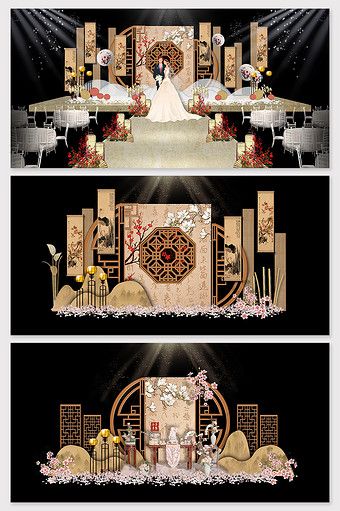 Wedding Stage Background, Sangjit Decoration, Asian Wedding Decor, Wedding Theme Design, Chinese Wedding Decor, Stage Background, Wedding Stage Design, Wedding Backdrop Design, Wedding Mandap