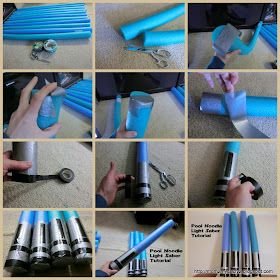 Running away? I'll help you pack.: Star War's Party .... Pool Noodle Light Saber Tutorial Geek Cake, Turtle Cakes, Felix Birthday, Star Wars Party Food, Pirate Cakes, Decoracion Star Wars, Festa Power Rangers, Yoda Party, Power Ranger Birthday Party