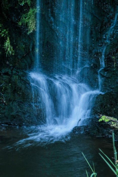 Mystic Waterfall, Mystical Rainforest, Mystical Waterfall, Enchanted Waterfall, Witch Wound, Fantasy Ocs, Aesthetic Waterfall, Majestic Places, Waterfall Aesthetic